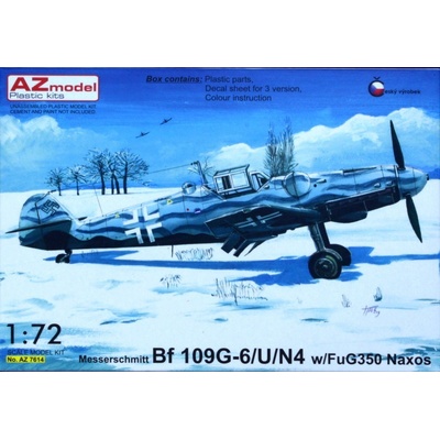 AZ Model Bf 109G 6 U N4 w FuG350 Naxos 1:72