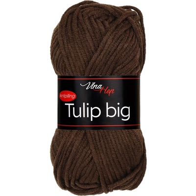 Vlna-hep Tulip big 41057 čokoládově hnědá