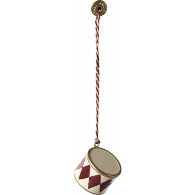 Maileg Vianočná ozdoba bubienok Small Drum Red