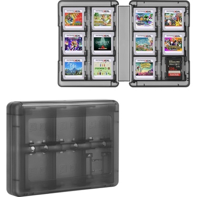 kwmobile Pouzdro na herní karty Nintendo 3DS 22 ks černá – Hledejceny.cz