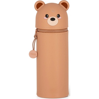 Legami Kawaii 2-In-1 Soft Silicone Pencil Case Teddy Bear