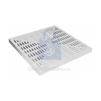 Rošt pro revizní šachtu, GUTTA 400 x 400 šedý, balení 1 ks