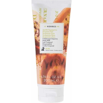 Korres Bergamot Pear Body Milk telové mlieko 200 ml