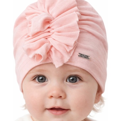 AJS dievčenský turban broskyňový