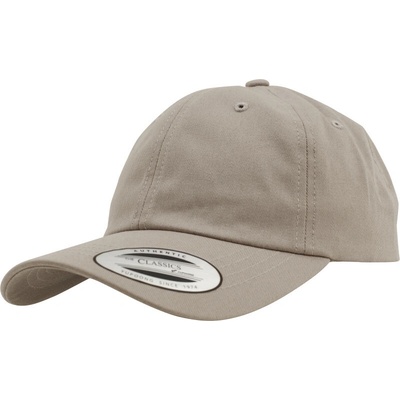 Flexfit Flexfit 6245CM bavlněná keprová 6 panelová COT5562455558c-khaki Khaki Dětská