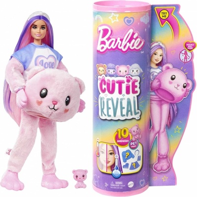 Mattel Barbie Cutie Reveal Pastelová edice Medvídek