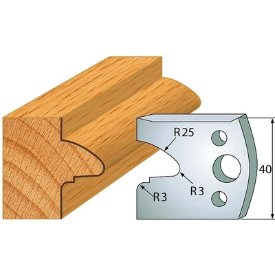 IGM profil 078 - pár nožů 40x4mm SP