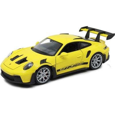 Welly Porsche 911 GT3 RS 992 žlté 1:24