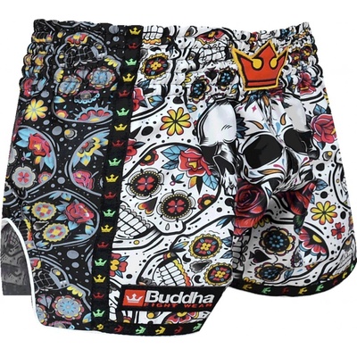 Muay Thai šortky Buddha Santa Muerte