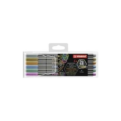 Stabilo Pen 68 metallic 6 ks