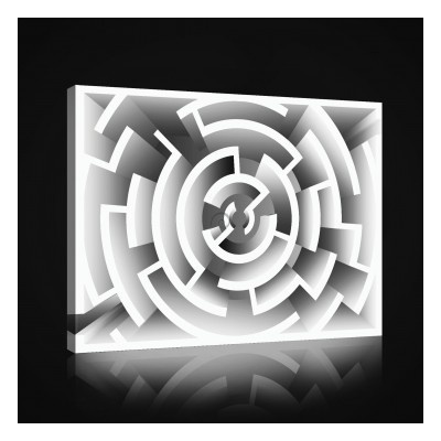 Obraz na plátne obdĺžník - OB1004 - Labyrint 100cm x 75cm - O1