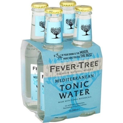 Fever Tree Mediterranean Tonic water 4 x 200 ml