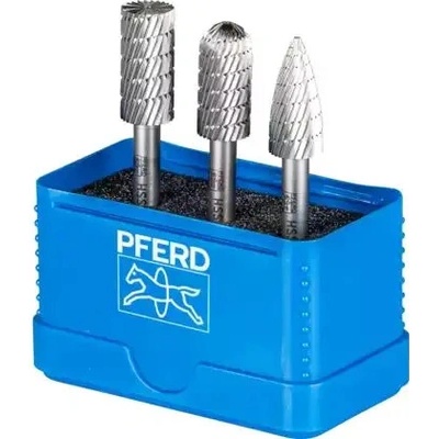 Pferd Sada 86 Z3 Stopkové frézy HSS Sada 3 ks (Stopka 6 mm)