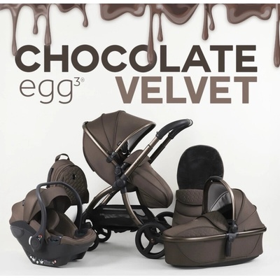 BabyStyle Kombinovaný Egg3 set 8 v 1 Chocolate Velvet Special Edition 2025