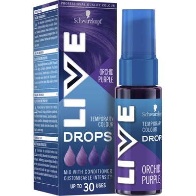 Schwarzkopf Live Drops barva na vlasy Orchid Purple 30 ml