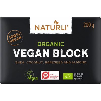 Margarín rostlinný v kostce 200 g BIO NATURLI
