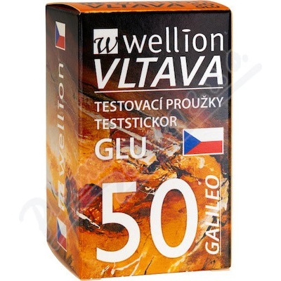 Wellion Vltava Galileo test.proužky glukóza 50 ks