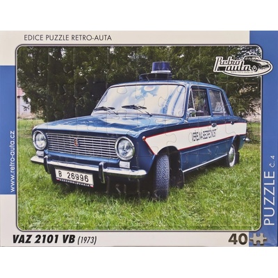 Retro-Auta č. 04 VAZ 2101 VB 1973 40 dílků