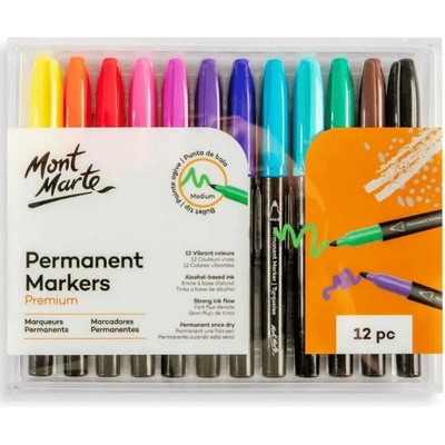 Mont Marte sada permanentních fixů č.0044 1 mm 12 ks PP obal