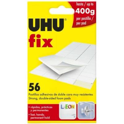 Uhu Fix obojstranné lepiace pásky vankúšiky 56 ks 40211