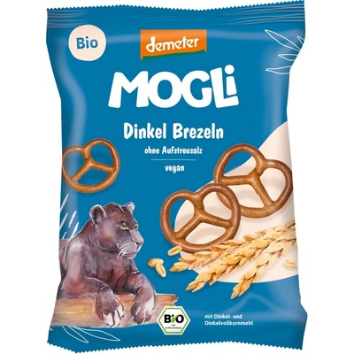 Mogli Preclíky špaldové s mořskou solí Bio 50 g