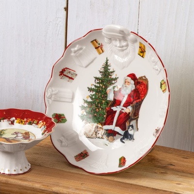 Villeroy & Boch Toy‘s Fantasy 2021 mísa s reliéfem Santy 24x25 cm