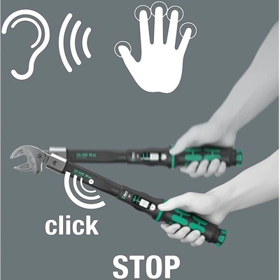 Wera Momentový kľúč Click-Torque X 7 pre nástrčné nástroje 14x18mm 10 ÷ 100 Nm 075657