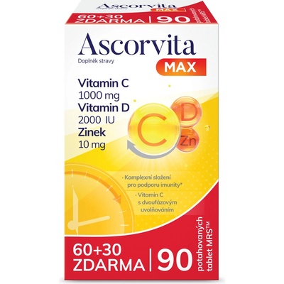 Ascorvita MAX 60+30 tablet