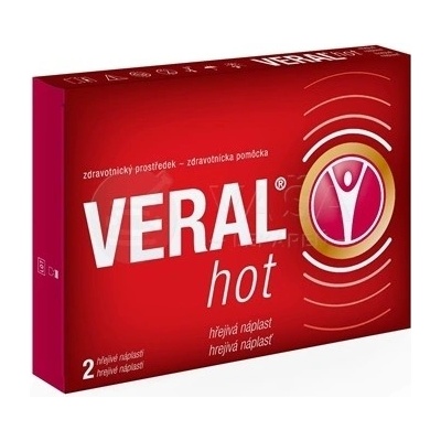 Veral Hot Hrejivá náplasť 2 náplasti