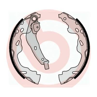 BREMBO Sada brzdových čeľustí S83509