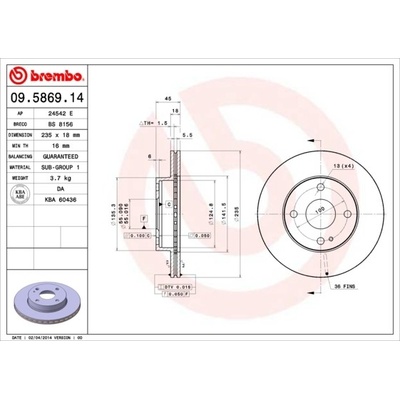 BREMBO 09.5869.14
