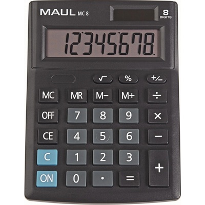 MAUL Stolní kalkulačka MC 8 - 8 míst, černá