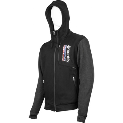 BONMOTO mikina TEAM zip black /heather grey