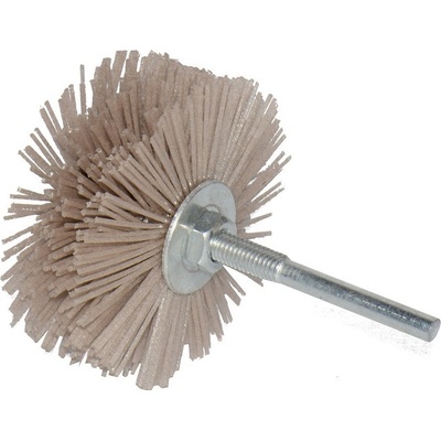 Daitex s.r.o. Brusný nylonový kartáč na drásání dřeva do vrtačky 80 x 35mm P180