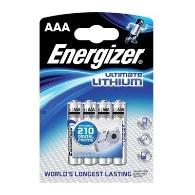 Energizer Ultimate Lithium AAA 4ks 7638900273267 – Hledejceny.cz