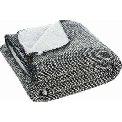 Eurofirany Deka PANDA čierna Mikroplyš 150x200