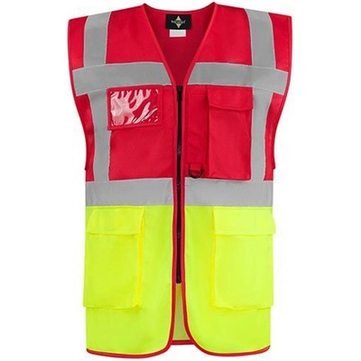 Korntex Hamburg Multifunkčná reflexná vesta KX810 Red 5XL