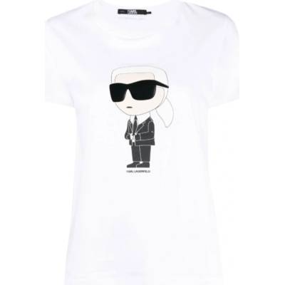 KARL LAGERFELD Biele tričko Karl
