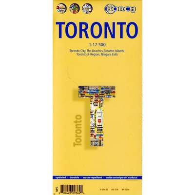 Toronto 1:17,5t mapa Borch – Hledejceny.cz