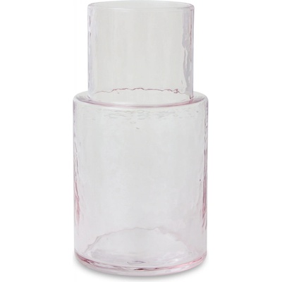 HK living Karafa Tube Blush růžová barva sklo 800 ml