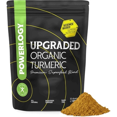 Powerlogy Upgraded Organic Turmeric Powder 300 g