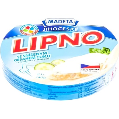 Madeta Jihočeské Lipno sýr nízkotučný 140 g