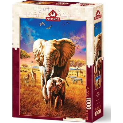 Art Mother Elephant 1000 dielov