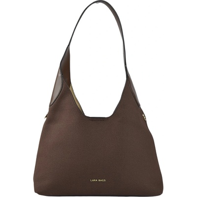 Lara Bags KARIN dámska koženková kabelka coffee