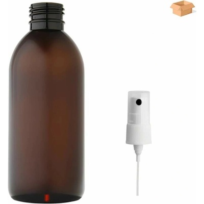 Tera plastová lahvička hnědás kosmetickým rozprašovačem 250 ml 180 ks