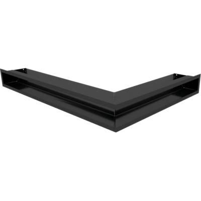 Kratki Rohová mriežka LUFT 766 x 547 x 90 mm ľavá čierna 45S
