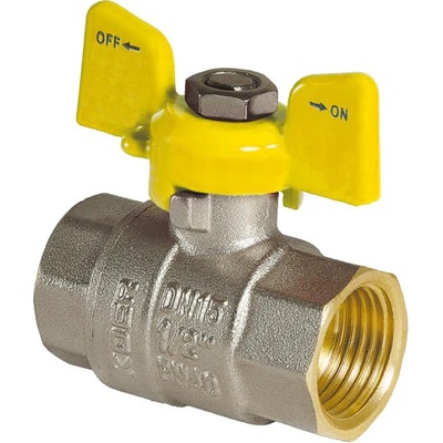 V&G Valogin Plynový kulový kohout FF 3/4" MOTÝL, MOP5 330134
