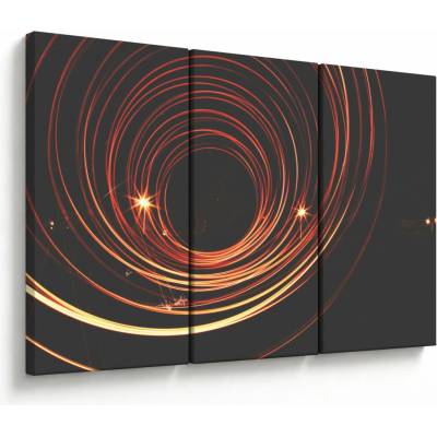 Obraz abstraktních linek, třídílný 120x80 cm