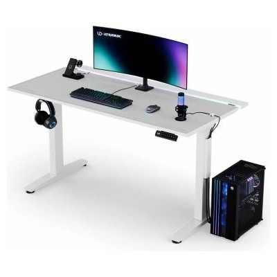 Ultradesk VORTEX 140,5x70cm bílý UD-VOR-WA/WB