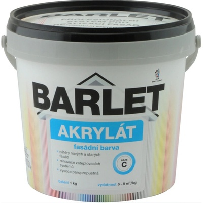 Barlet Akrylátová fasádna farba 1 kg biela báza A